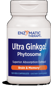 Ultra Ginkgo! (240 veg caps) Enzymatic Therapy